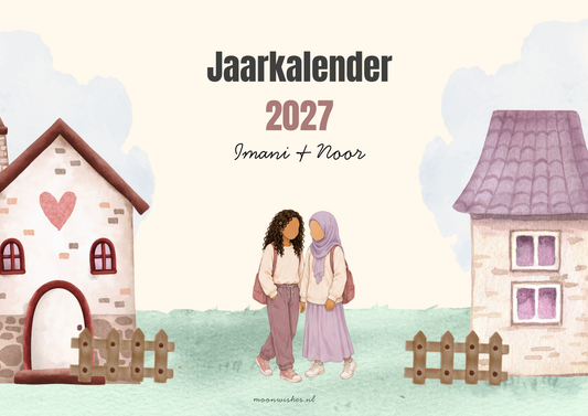 Imani & Noor Jaarkalender 2027 - digitale versie - binnenkort verkrijgbaar