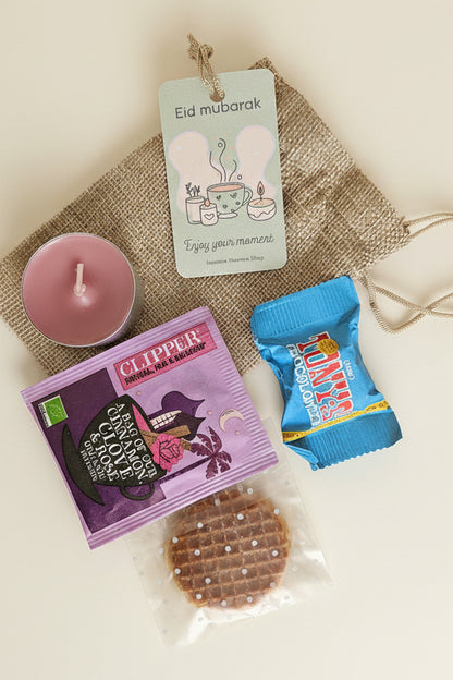 Eid mubarak jute zakje