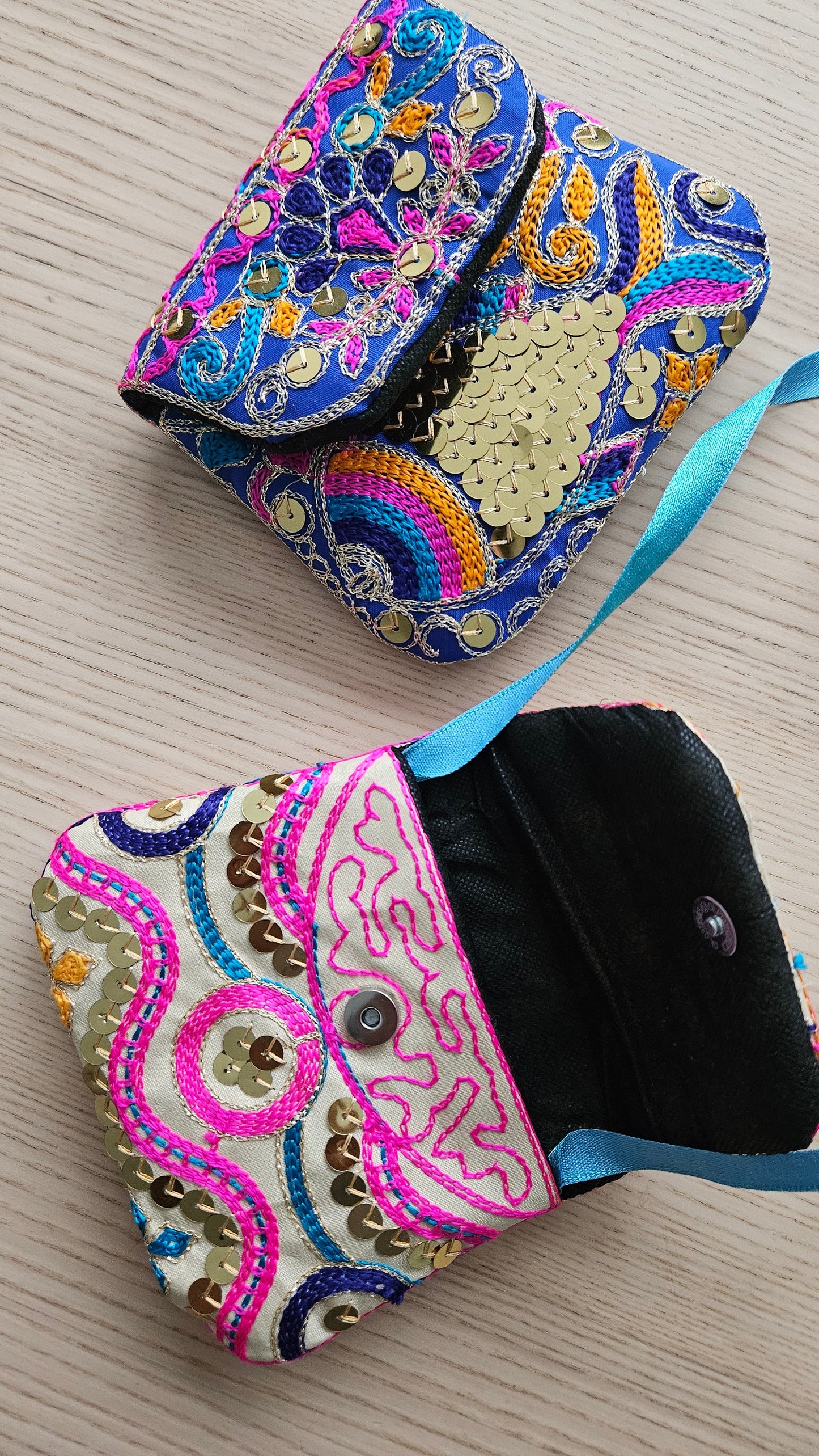 Schattig kindertasje met glitters 