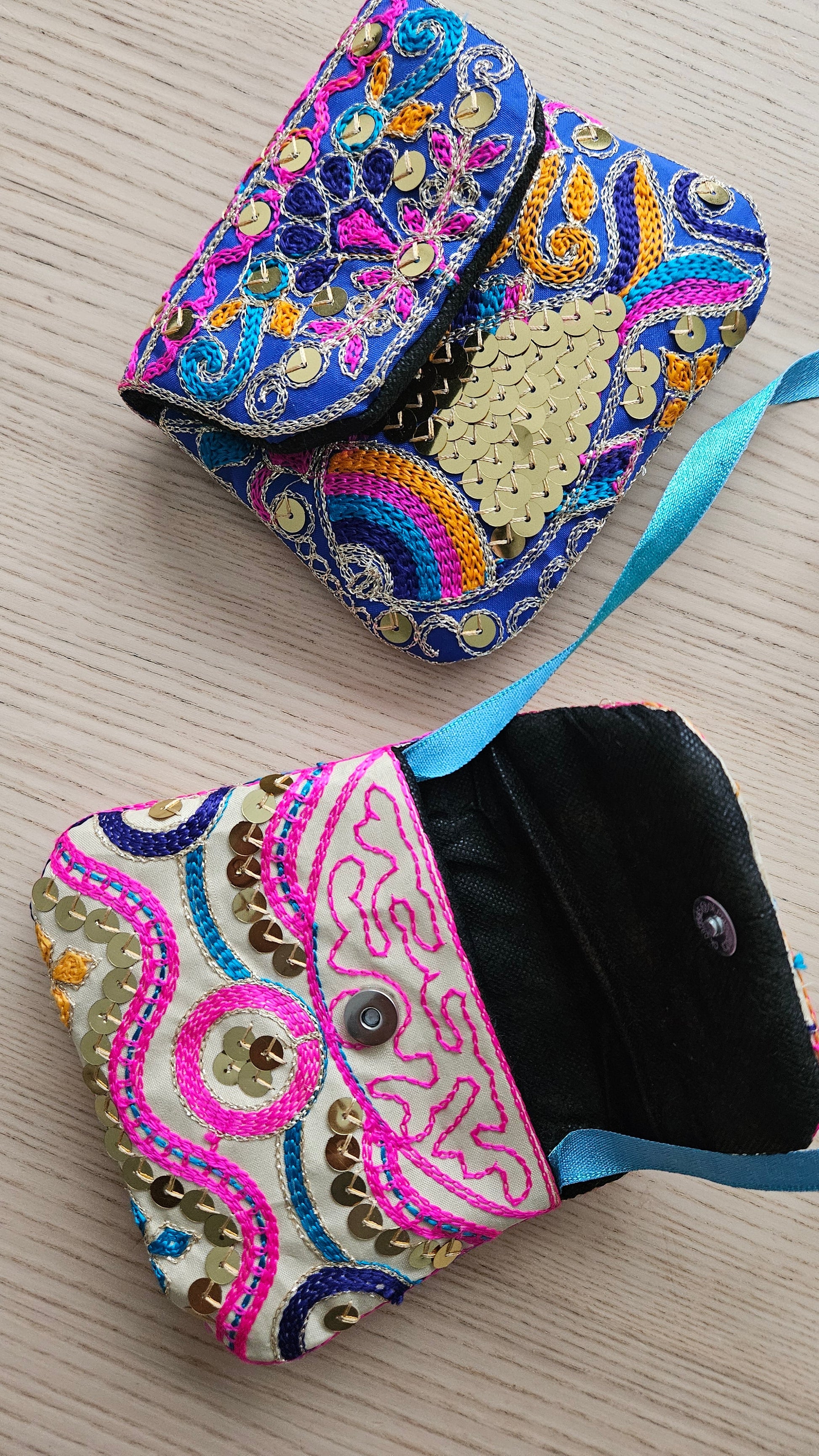 Schattig kindertasje met glitters 