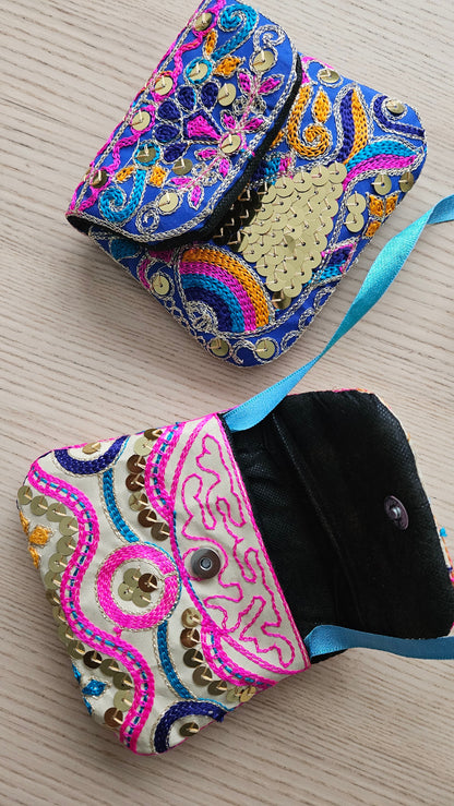 Schattig kindertasje met glitters 