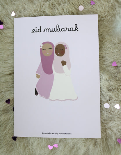 eid kaartje meisjes