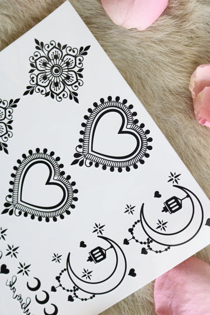 henna tattoo stickers eid