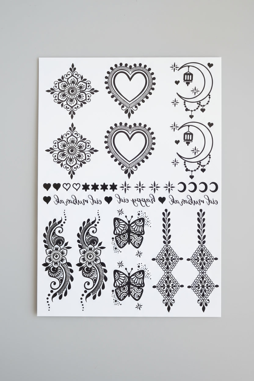 henna tattoos voor kinderen