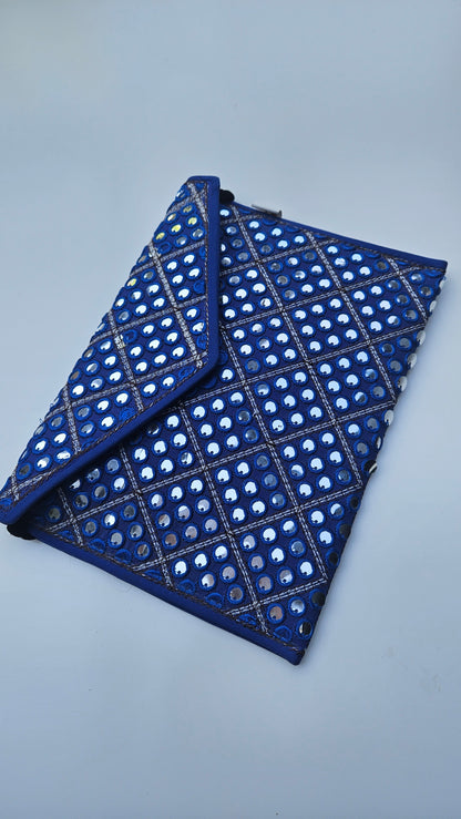 Traditioneel clutch met glimmertjes