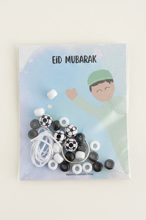 Eid DIY sleutelhanger - traktatiekaart voor jongens
