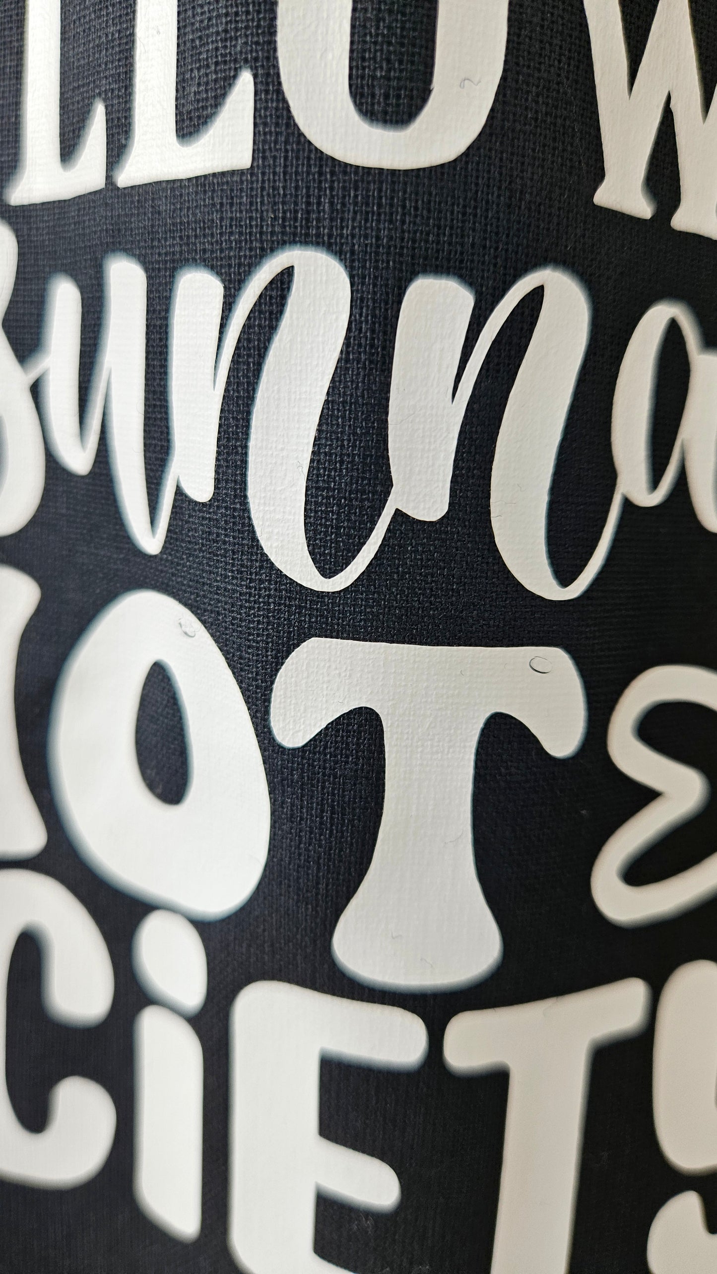 Zwarte islamitische totebag - Follow the sunnah not society