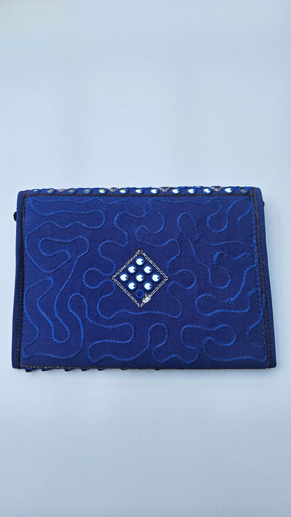 Traditioneel clutch met glimmertjes