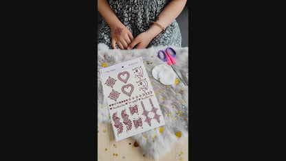 Henna tattoos voor meisjes